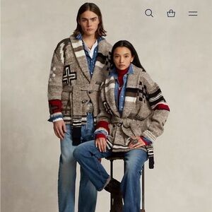 Polo Ralph Lauren x Naiomi Glasses Wrap Cardigan, S M